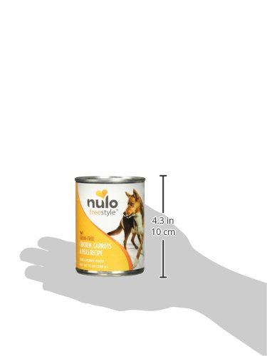 Nulo Grain-Free Chicken, Carrots, & Peas Recipe Adult Wet Canned Dog Food, 13 Ounce, 12 Cans