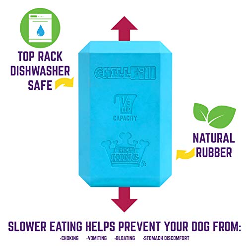 Chew King Premium Treat Dog Toy, Medium, Extremely Durable Natural Rubber Fillable Toy Collection, Frozen Feeding, All Breed Sizes