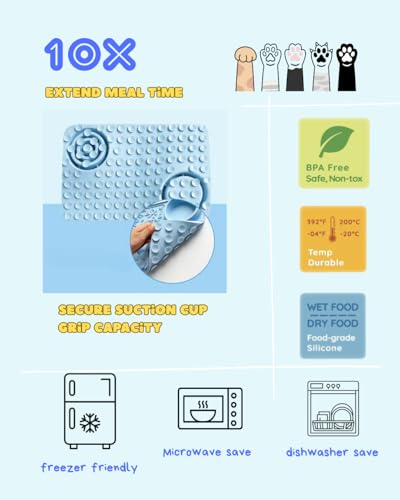 Dexypaws: Enrichment Snuffle Mat: Sage Green Circle - Textured Dog Feeding Pad, Food Grade Silicone, Spread Food & Treats, Pet Soothing, Suction Back