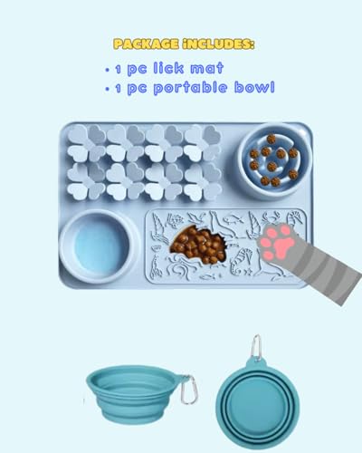 Dexypaws: Enrichment Snuffle Mat: Sage Green Circle - Textured Dog Feeding Pad, Food Grade Silicone, Spread Food & Treats, Pet Soothing, Suction Back