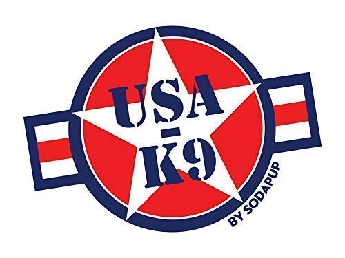 SodaPup USA-K9 Grenade – Durable Dog Treat Dispenser and Chew Toy Made in USA from Non-Toxic, Pet Safe, Food Safe Natural Rubber Material for Mental Stimulation, Problem Chewing, Calming Nerves & More