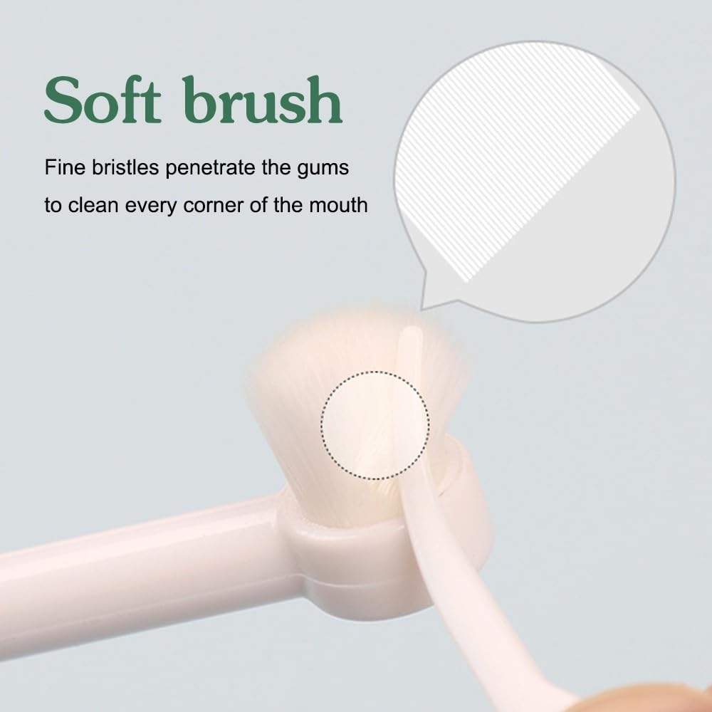 MiOYOOW Small Dog Toothbrush, 2/3PCS Pet Toothbrush with Ultra Soft Bristles for Sensitive Pet Teeth & Gums Puppy Kitten Cats Small Breed Dogs
