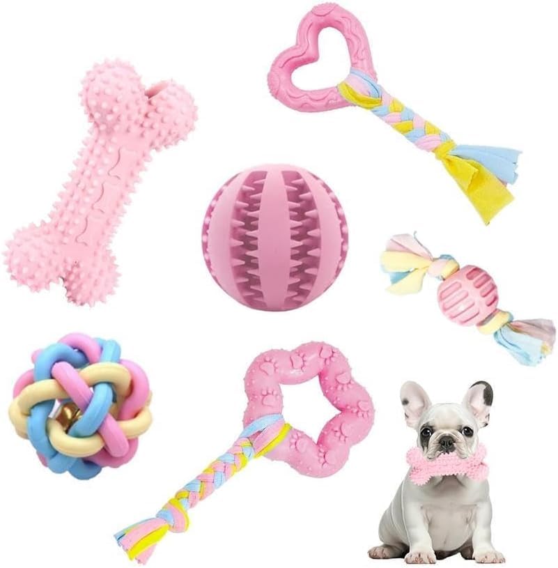 Bambinom Puppy Chew Toys, 12 Pack Puppy Teething Toys for Small Breed