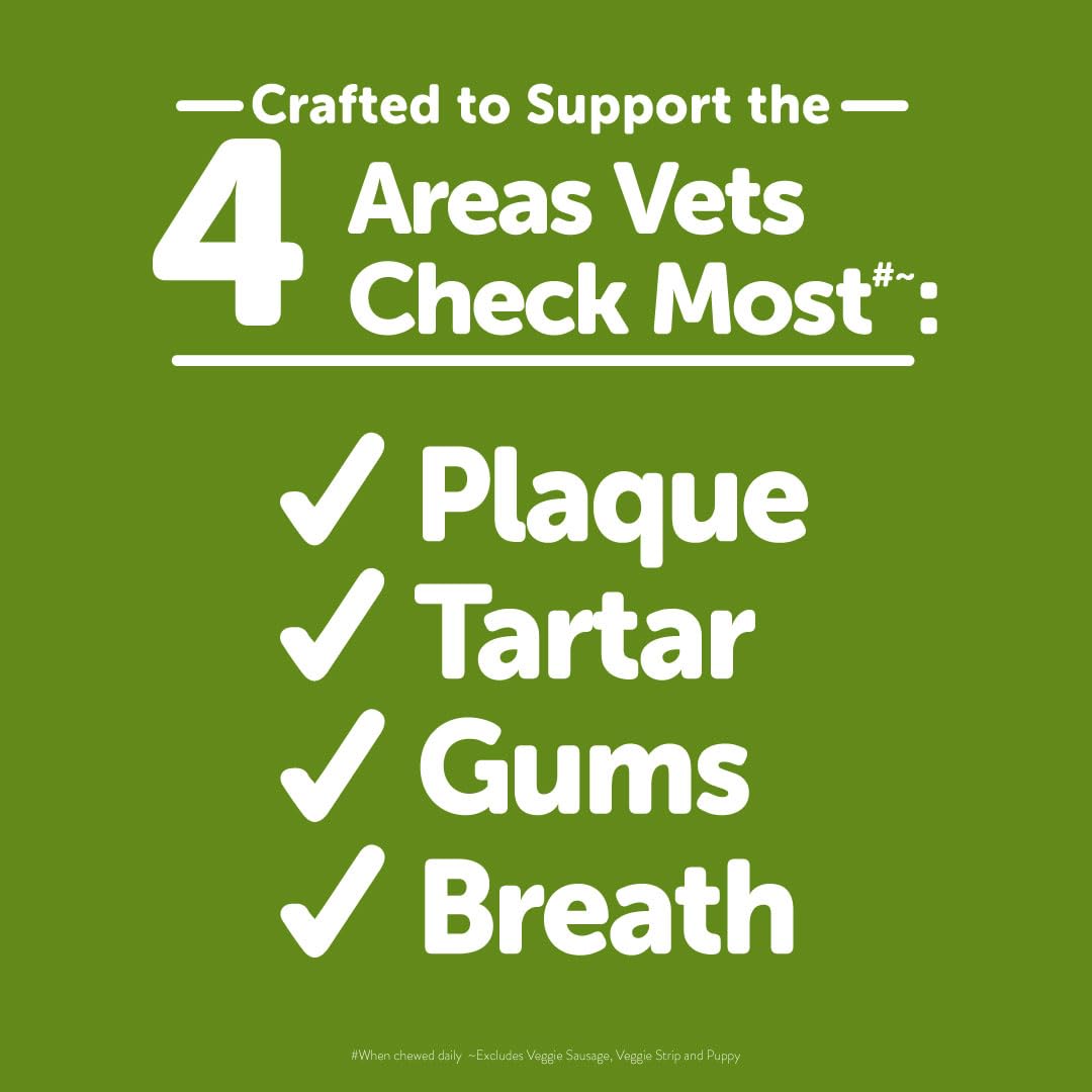 Whimzees Wellness Alligator Dog Dental Treats, Natural Chews, Large Size, (6 Count)