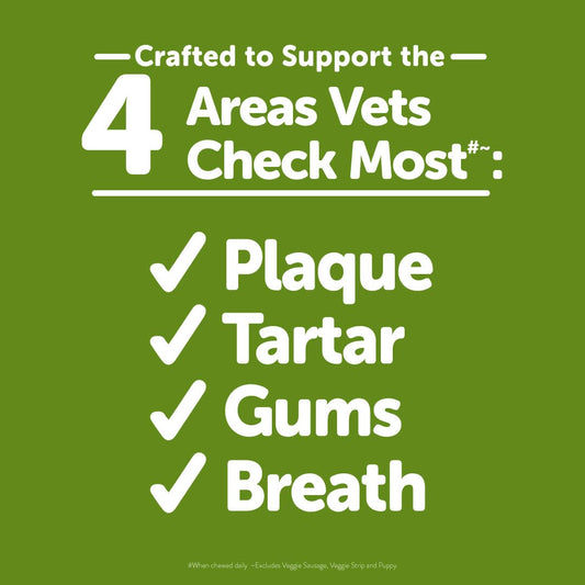 Whimzees Wellness Alligator Dog Dental Treats, Natural Chews, Large Size, (6 Count)