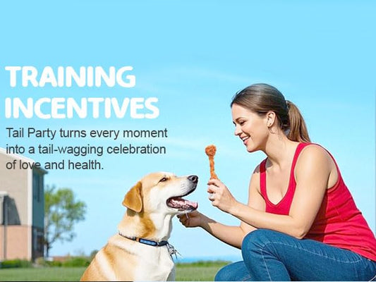 TailParty Turkey Tendons for Dogs, 4.23 oz, Small Dog Training Treats, Natural Long-Lasting Chew Snacks, High-Protein Beef Tendons, Healthy Hypoallergenic Puppy Bone(10 Units/Pack)