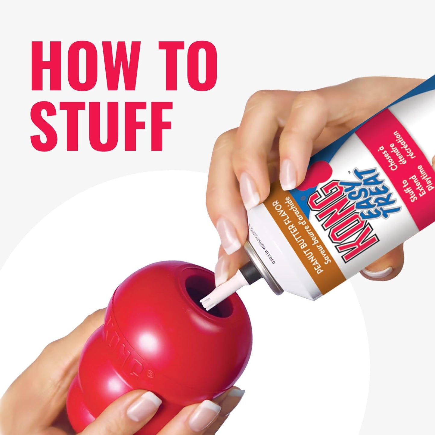 KONG Classic Stuffable Dog Toy - Fetch & Chew Toy for Dogs - Treat-Filling Capabilities & Erratic Bounce for Extended Play Time - Durable Natural Rubber Material - for Large Dogs