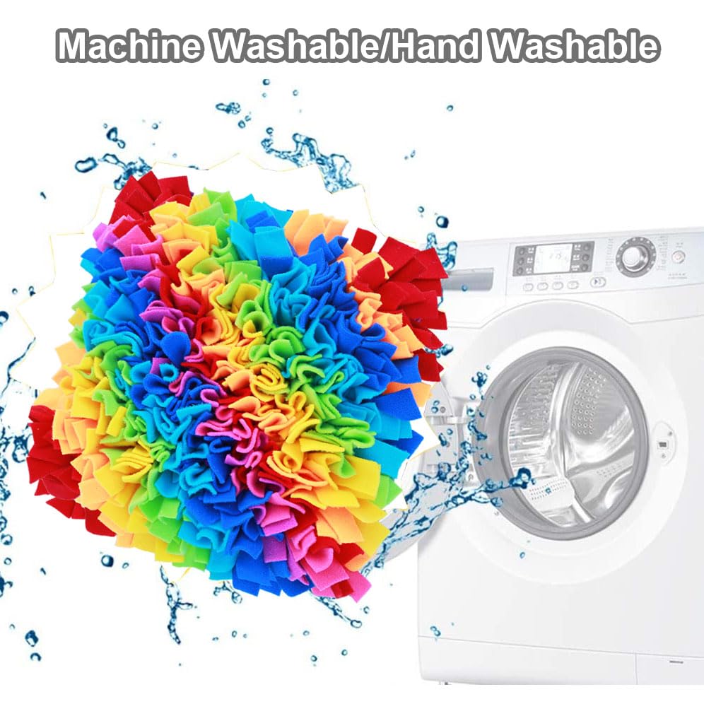 Snuffle Mat for Dogs - Dog Feeding Mat, Nosework Training Mats for Foraging Instinct, Enrichment Toys for Small/Medium/Large Dogs