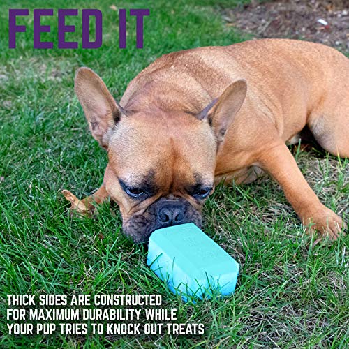 Chew King Premium Treat Dog Toy, Medium, Extremely Durable Natural Rubber Fillable Toy Collection, Frozen Feeding, All Breed Sizes
