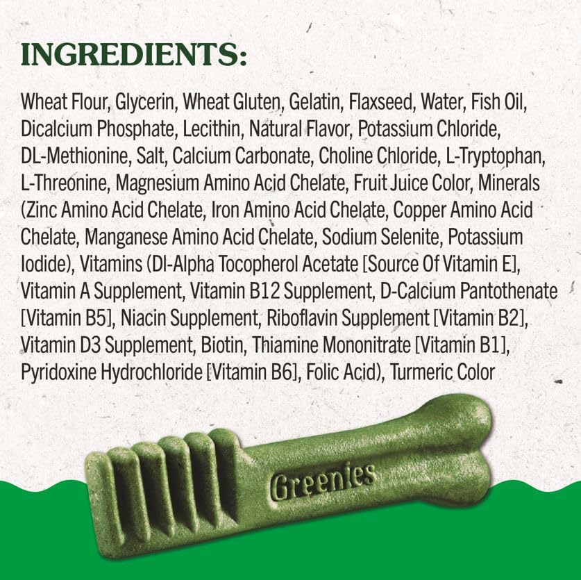 Greenies Puppy Petite Size Dental Dog Treats, 6 oz. Pack (10 Treats)