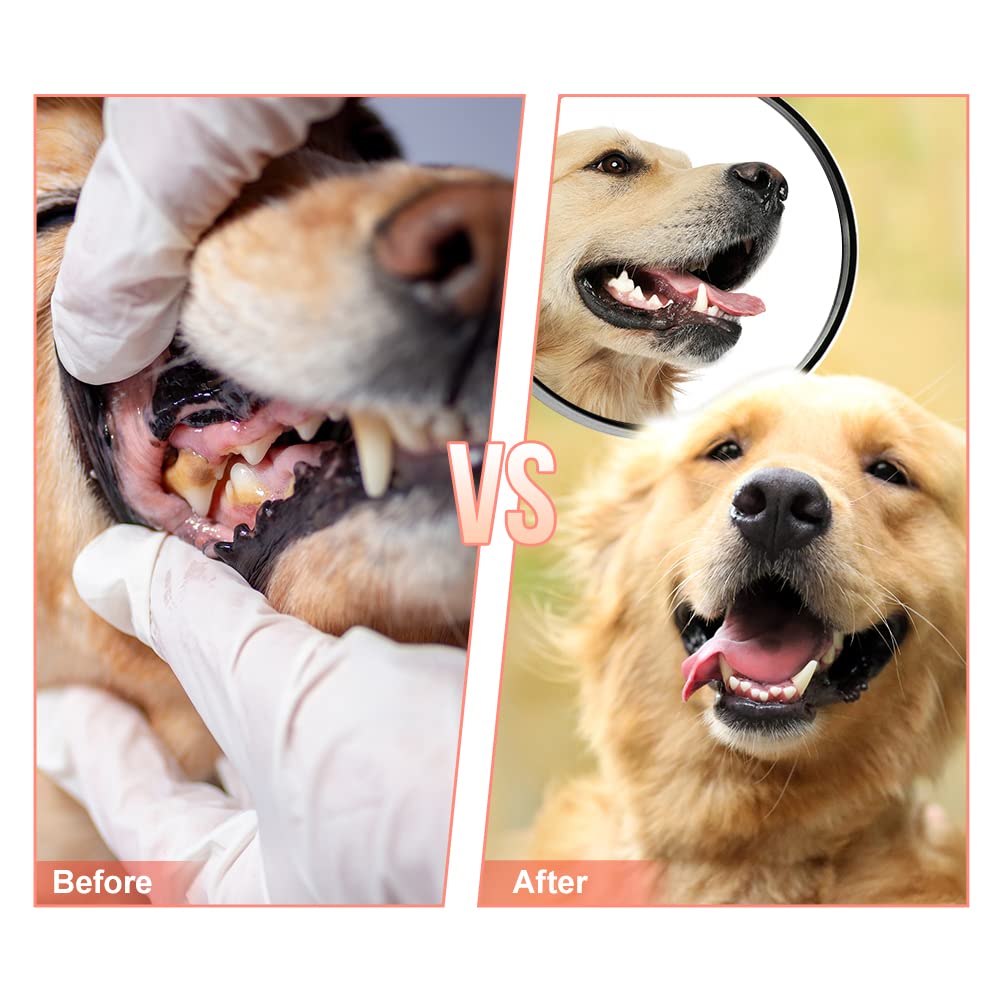 MONDOTOY Dog Chew Toys,Tough Dog Toys for Aggressive Chewers,Durable Rubber Puppy Toy, Interactive Puppy Toys Aggressive Chewers Medium Large Breed