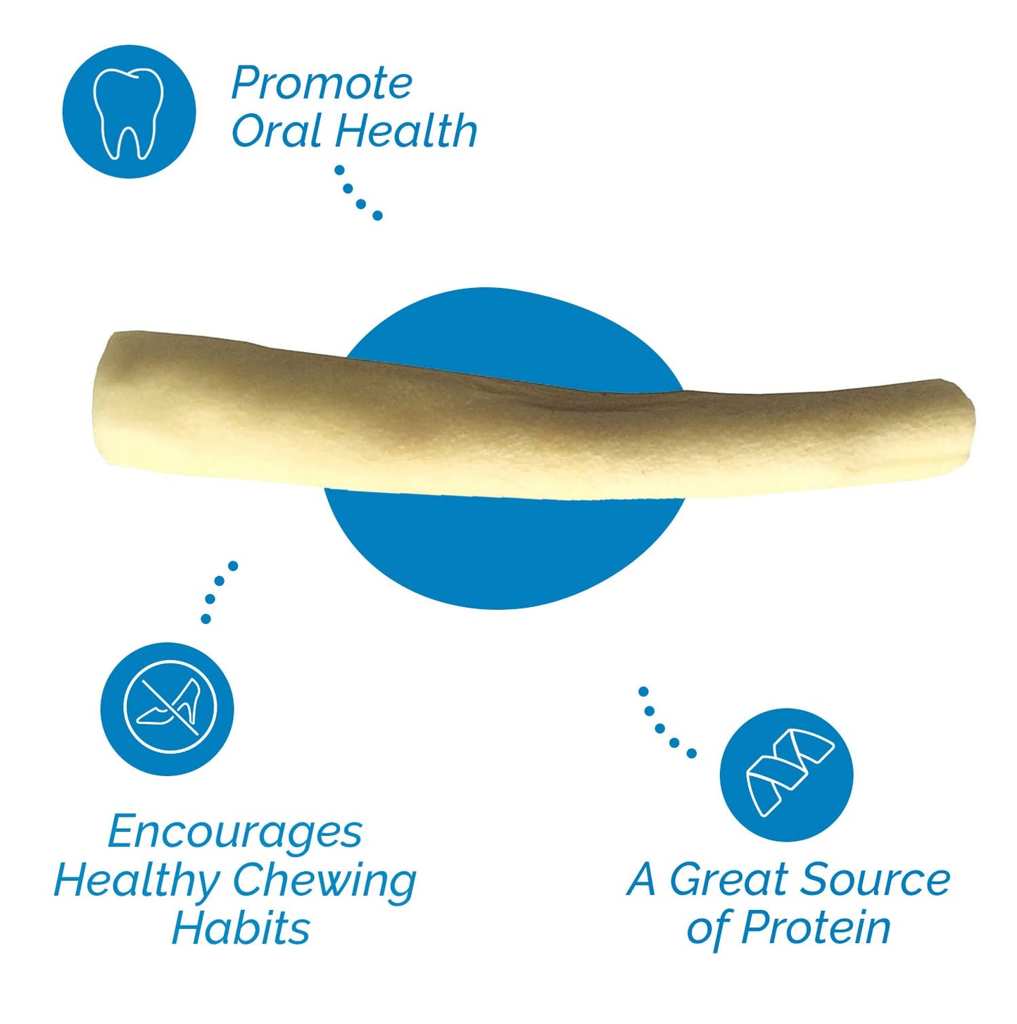 123 Treats Cow Tails for Dogs 5-6" - (25 Count) 100% Natural Long Lasting Chew Treats for Dogs, High Protein Beef Bull Sticks, Single Ingredient, Sourced from Free Range Grass-Fed Cattle