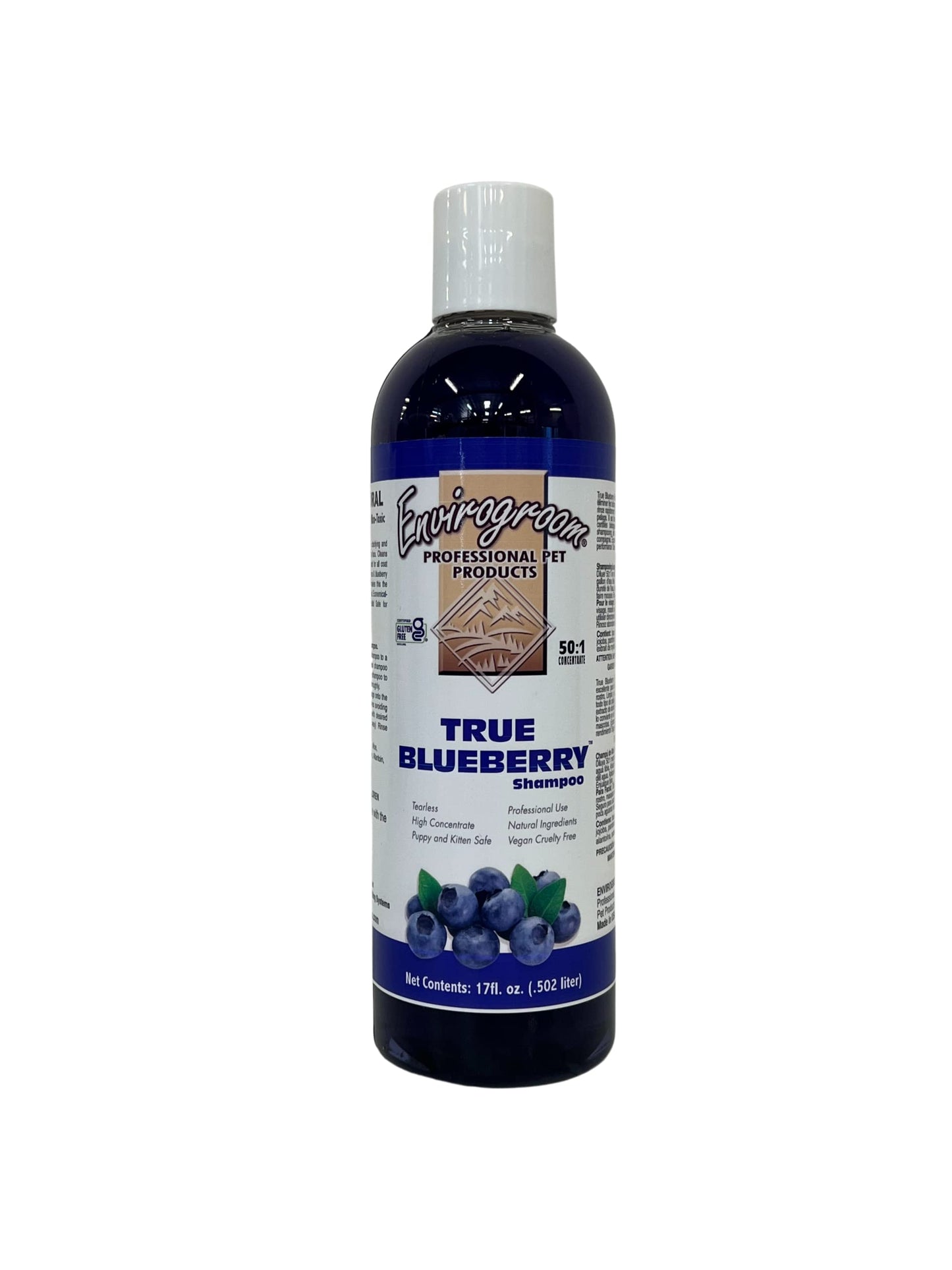 Envirogroom True Blueberry Head and Body Hypoallergenic Tear and Stain Remover 17 OZ