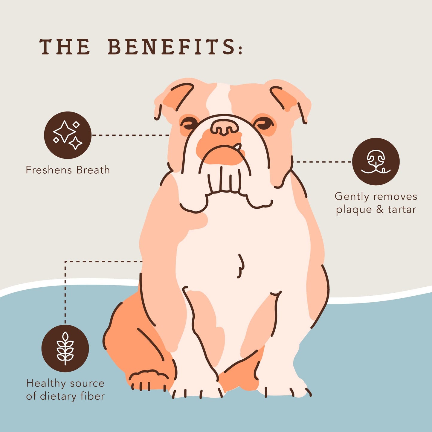 Natural Dog Company Premium Dog Dental Chews, Natural Dental Sticks to Clean Teeth and Freshen Breath, Helps Control Plaque and Tartar Treats for All Breeds and Sizes, Made in USA, 18 Count