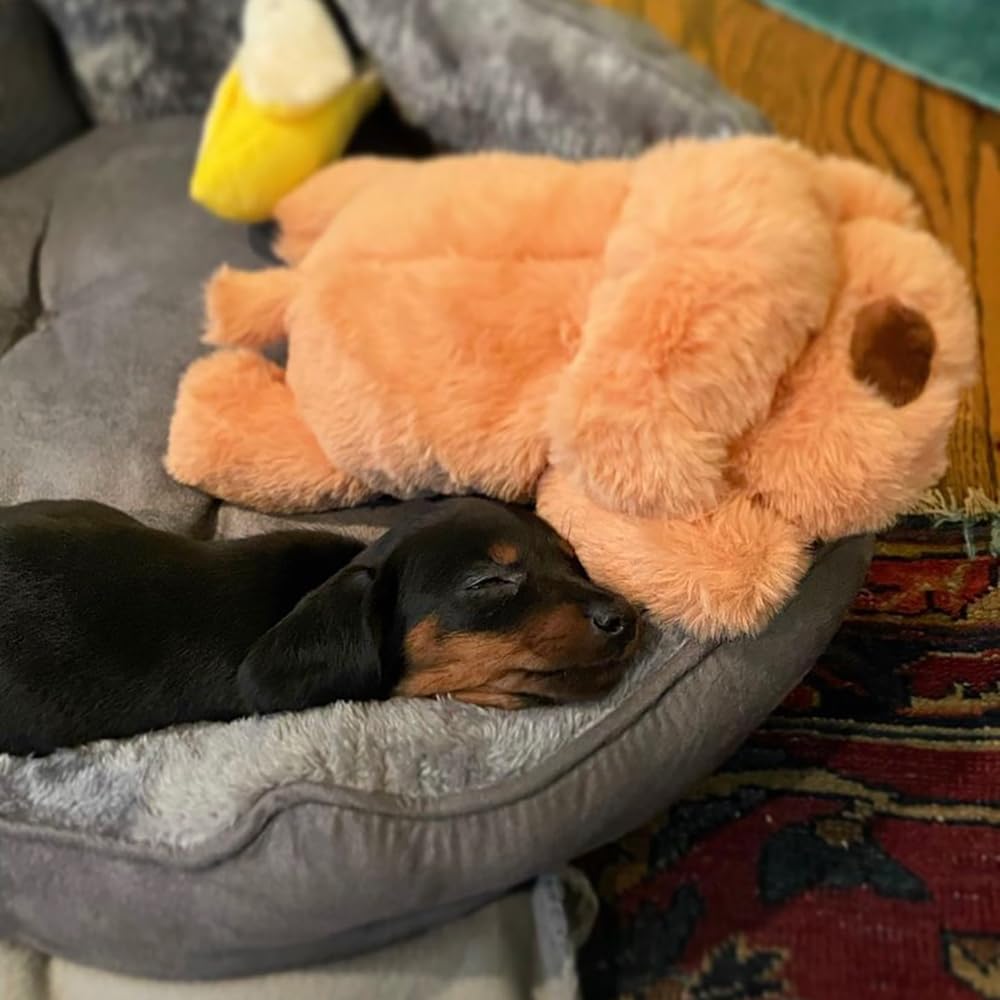 Original Snuggle Puppy Toys for Small Breeds - Heartbeat Puppy for Dogs - Pet Anxiety Relief and Calming Aid - Comfort Dog Toys for Behavioral Training