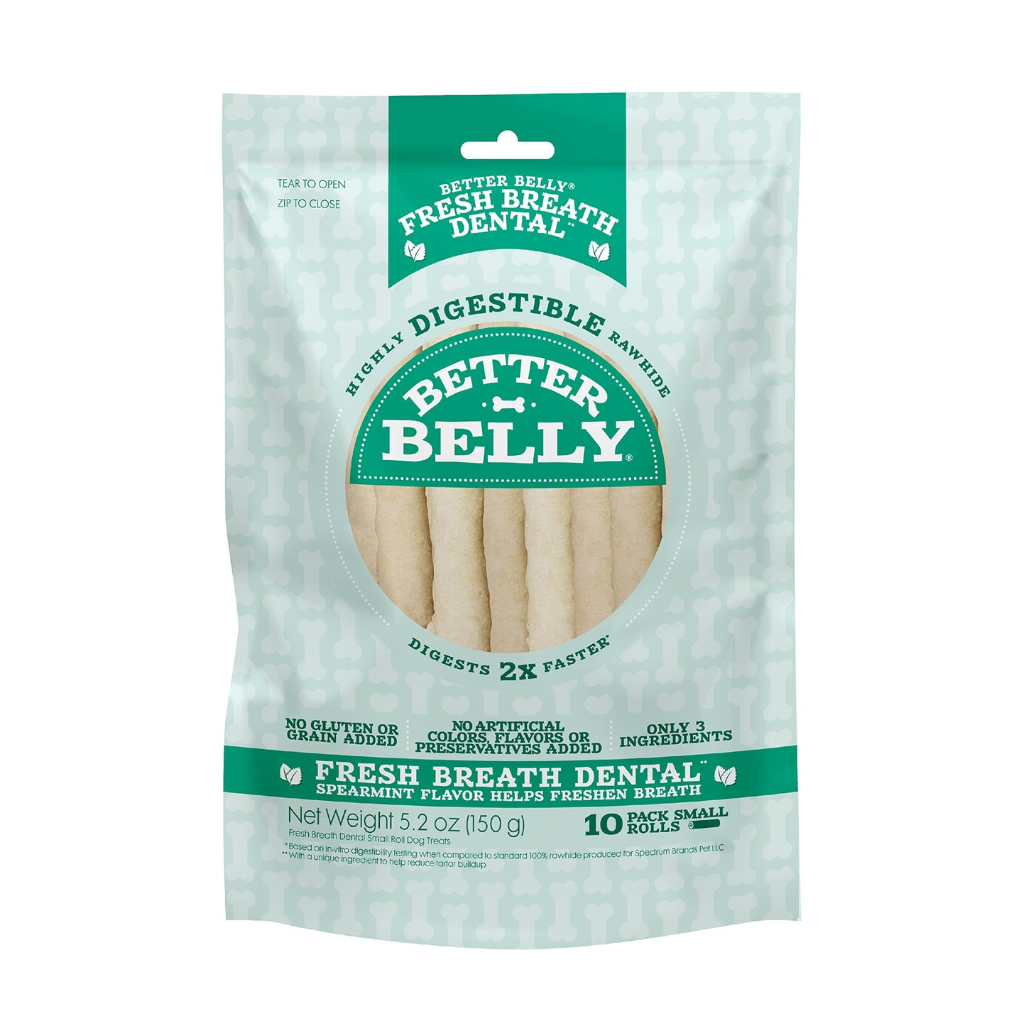 Doctor Spotty Dog Dental Chews, Wholesome, Healthy Dog Chews, Natural and Grain-Free, Made in The USA (Pumpkin Spice, 31 Ct)