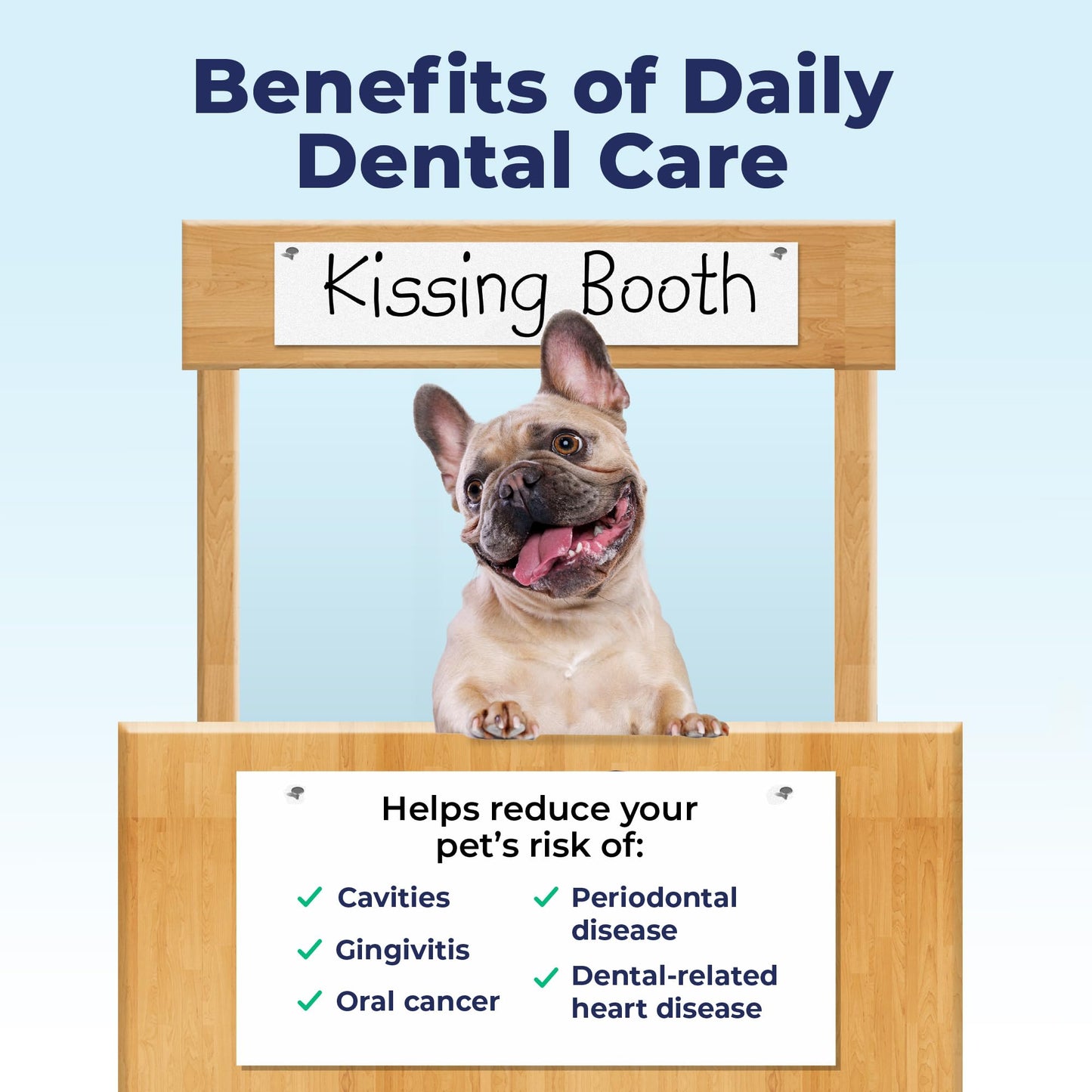 Vetnique Dentabliss - Dog Teeth Cleaning Finger Mitt Dental Wipe - Dog Plaque & Tartar Prevention with Brushing Beads - Flavored Dog Teeth Wipes, Dog Breath Freshener (Peppermint)