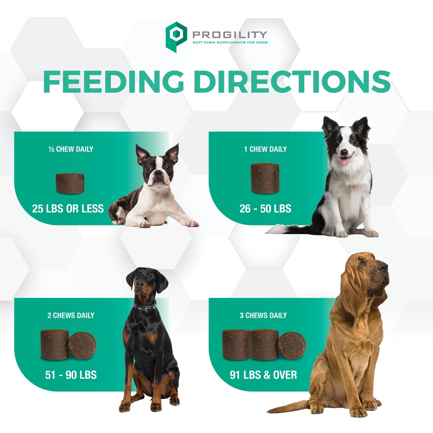 Nootie PROGILITY Daily Multivitamin Chews for Dogs - Supports Immunity, Heart, Eye, Brain, and Bone Health with Taurine- for All Dog Sizes - 90 Soft Chews. - Sold in Over 5,000 Pet Stores