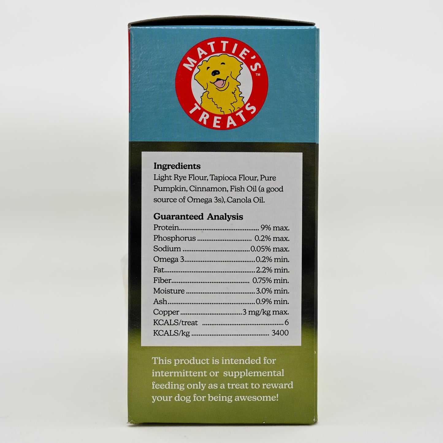 Mattie's Treats: 10oz Box, Mini Treats; Low Protein, Low Phosphorus, Low Sodium Dog Treats