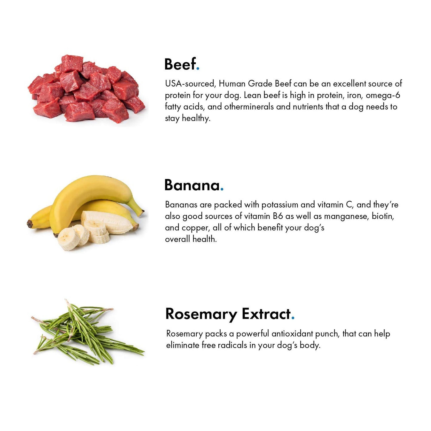 Pet Jerky Factory Premium Beef and Banana 5 oz. Dog Jerky Treats | 100% Human Grade | USA Made | High Protein | Grain Free | Limited Ingredients | No Filler | BHA-BHT Free | Soft-Tender