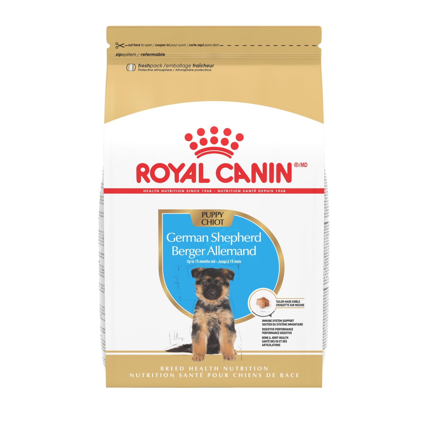 Royal Canin German Shepherd Puppy Breed Specific Dry Dog Food, 30 lb. bag