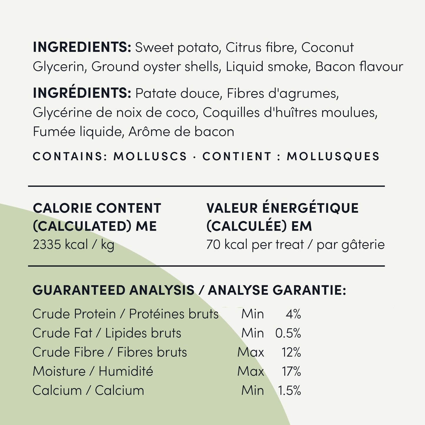 Crumps' Naturals Pbb- Bacon Dental Dog Treats (18 Pack), 4.5"