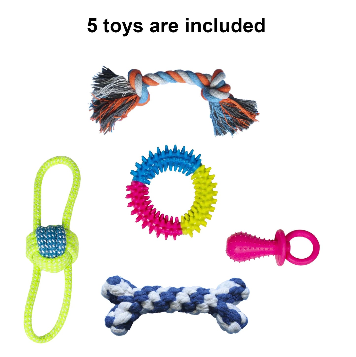 EZDOM Puppy Play Mat with Toys for Small Breeds - Blue, 23”x20” - Multi-Functional Interactive Toy and Sleeping Pad with Detachable Dog Toys for Small Dogs to Keep Busy, Puppy Gifts for New Owner