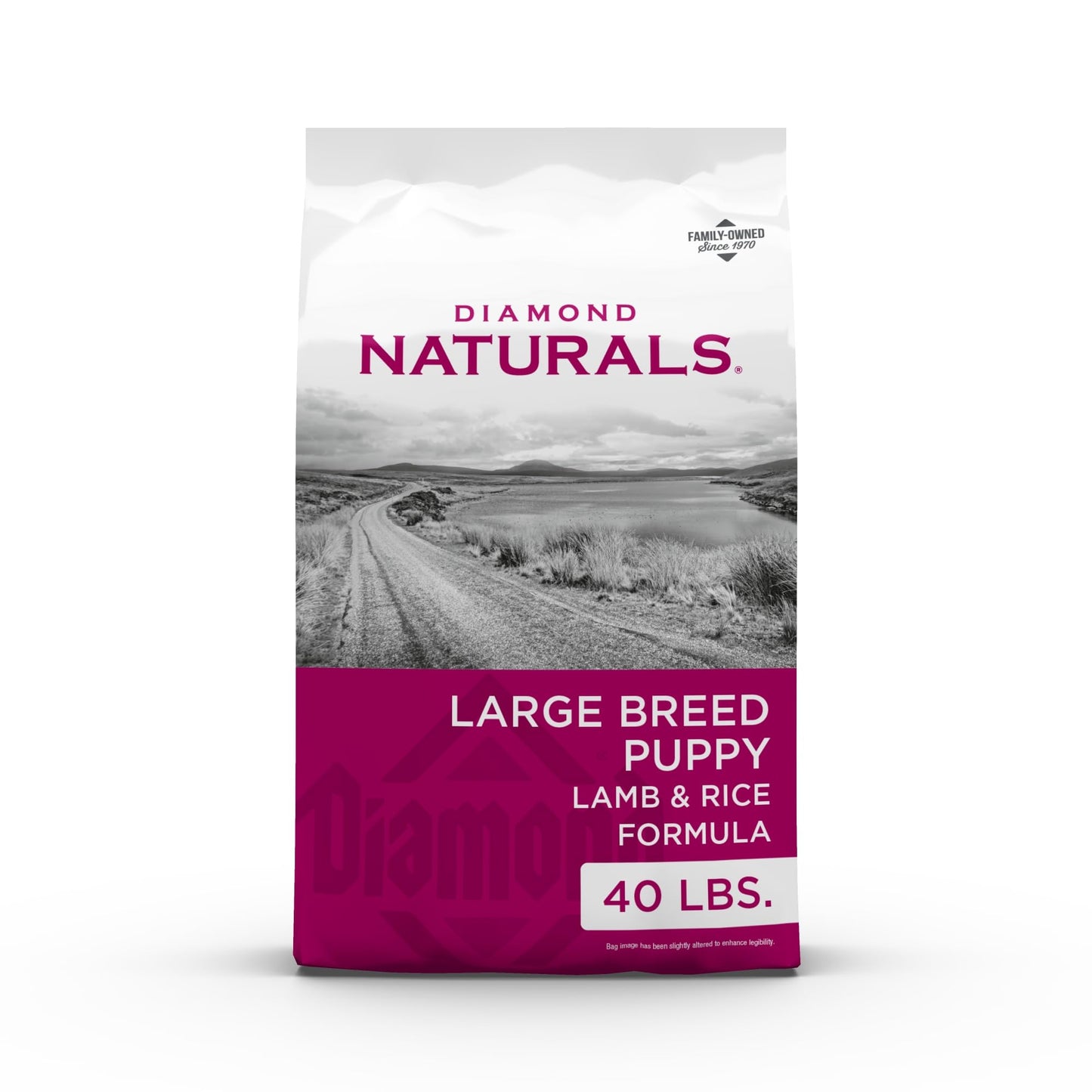 Diamond Naturals Dry Food for Puppy, Large Breed Lamb and Rice Formula, 40 Pound Bag