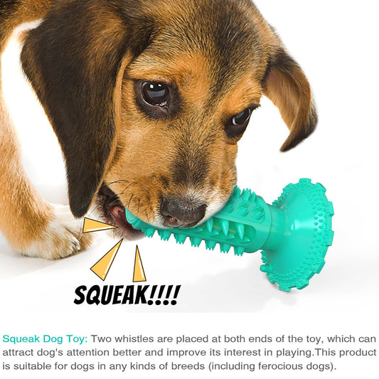 Elecpioneev Dog Toys for Aggressive Chewers, Puppy Teething Toys, Indestructible Dog Toy, Dental Chews for Dogs, Squeaky Dog Toys, Tough Dog Toys for Medium Dogs (Yellow)