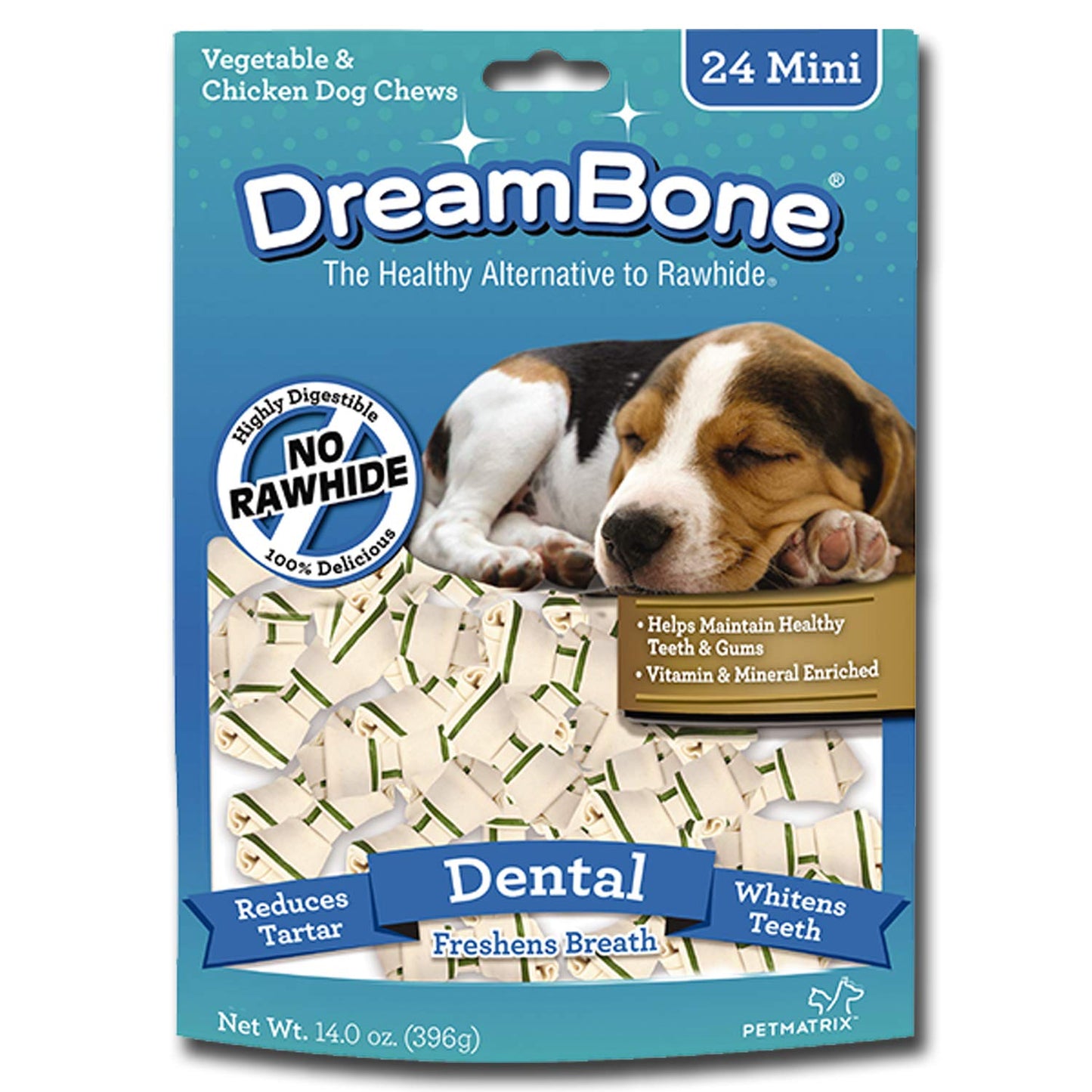 DreamBone Dental Chews, Rawhide-Free Chews for Dogs, Maintain Fresh Breath and Clean Healthy Teeth