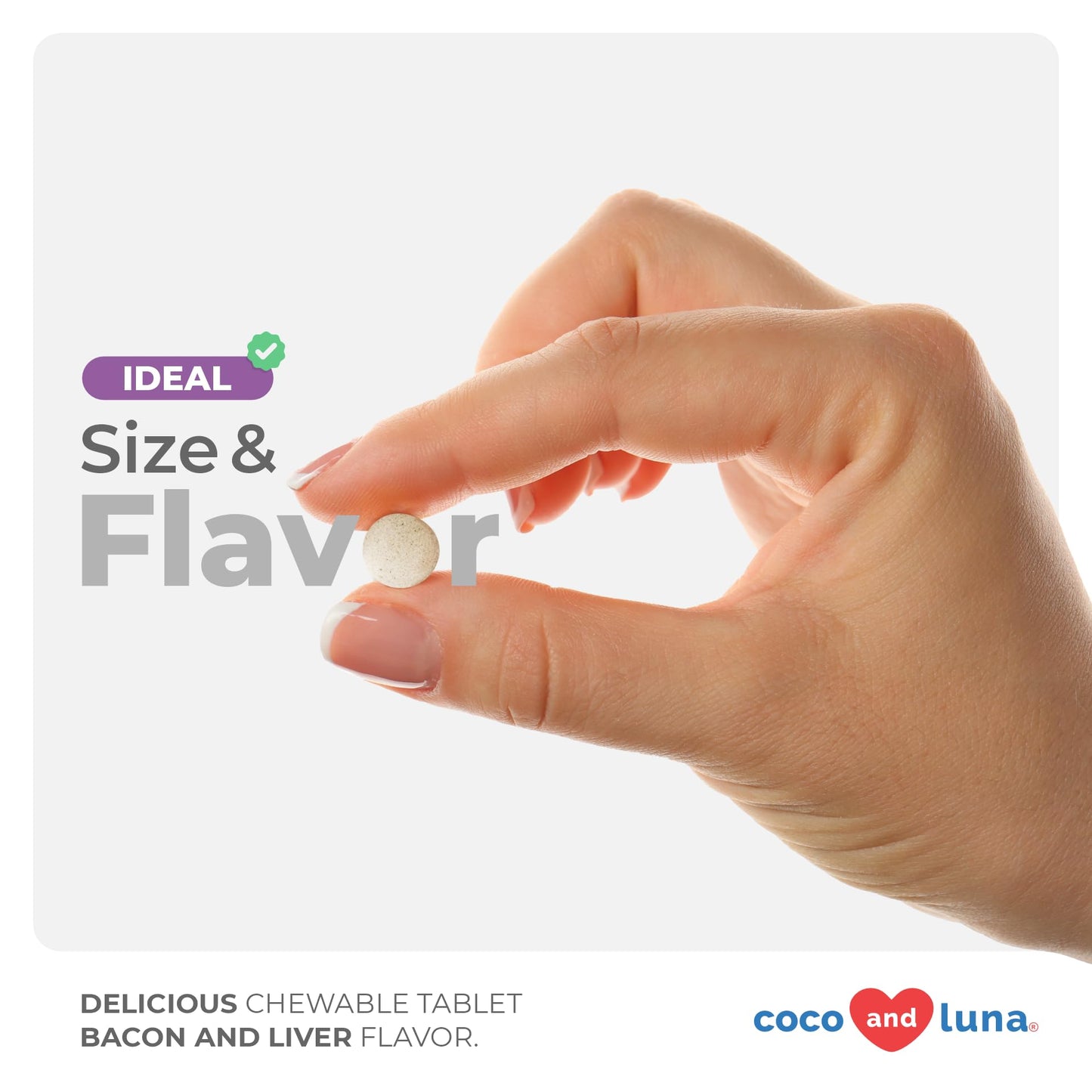 Joint Supplement for Dogs - 120 Chewable Tablets - with Glucosamine, Chondroitin, MSM and Manganese for Hip, Tissue, and Mobility Support, Dog Joint Pain Relief