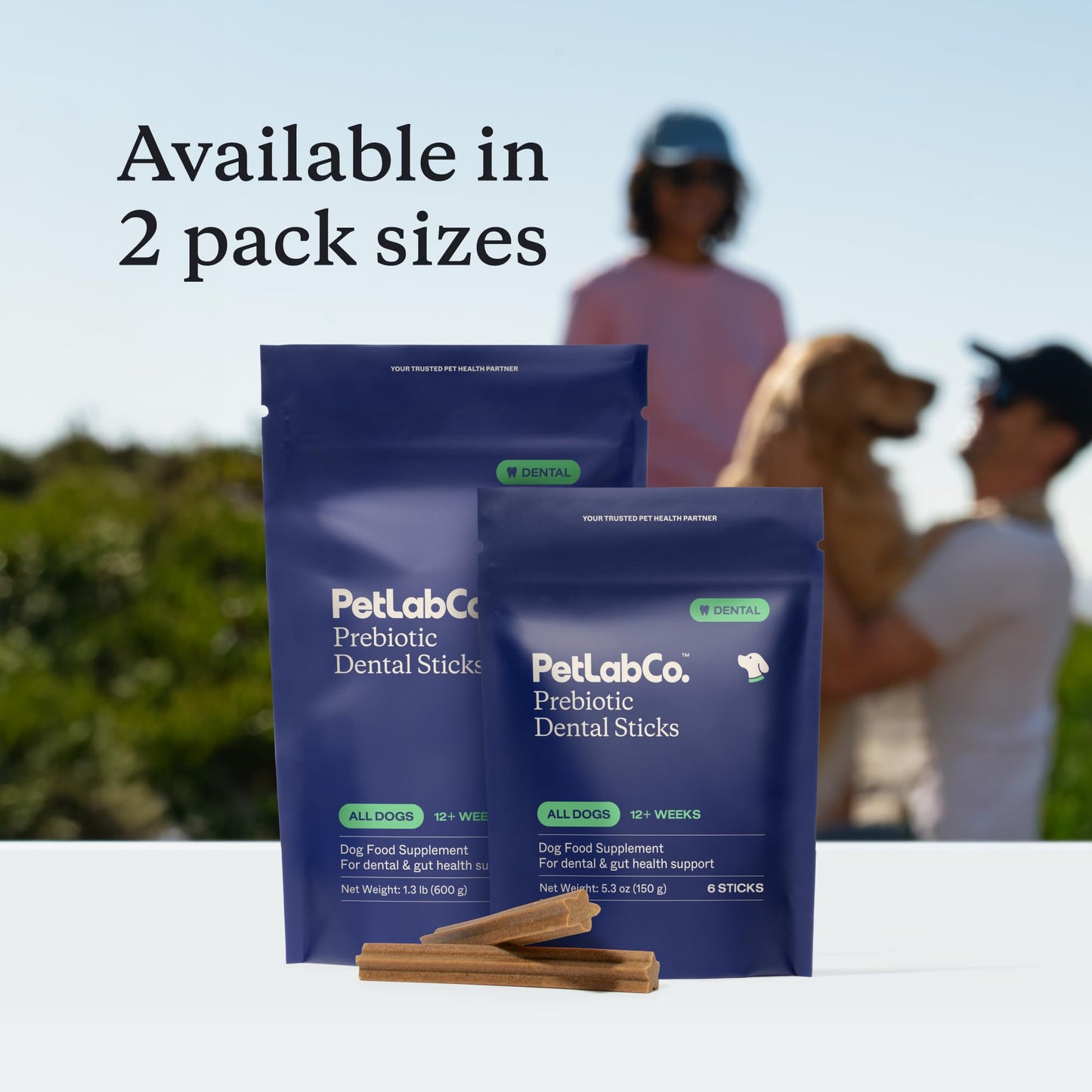PetLab Co. Dental Sticks – Dog Dental Chews -Target Plaque & Tartar Build-Up at The Source - Designed to Maintain Your Dog’s Oral Health, Keep Breath Fresh and Provide Digestive Help (24 Sticks)