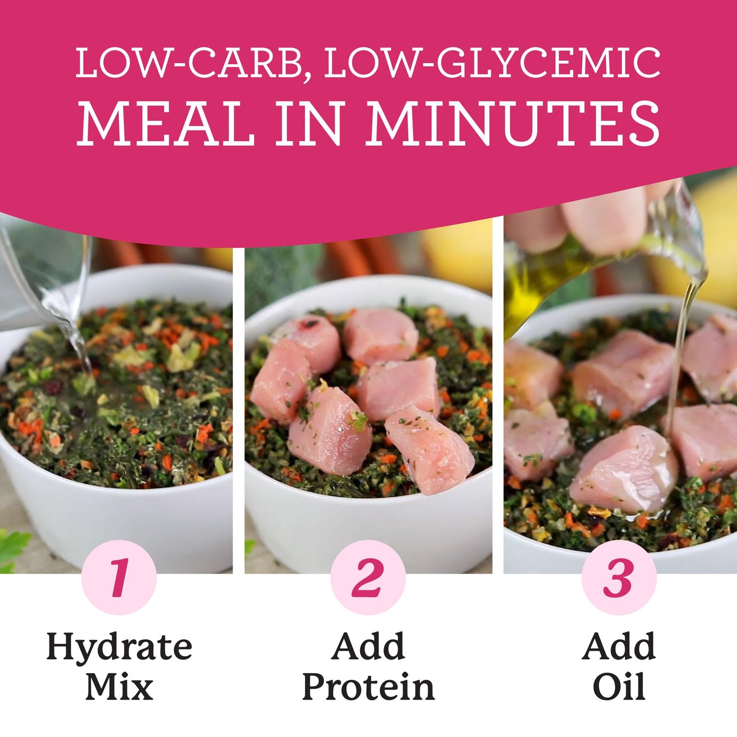 Dr. Harvey's Raw Vibrance Dog Food, Human Grade Dehydrated Base Mix for Dogs, Grain Free Raw Diet (3 Pounds)