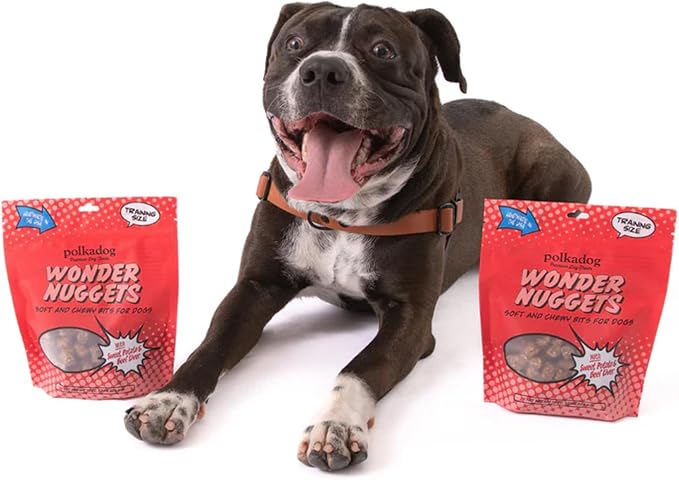 Polkadog Sweet Potato & Beef Wonder Nuggets Dog Treats – All-Natural Pet Training Treats for Dogs – Healthy, Handmade Puppy Snacks – Bite-Sized, Soft, Chewy Treats for Pets – 10 oz