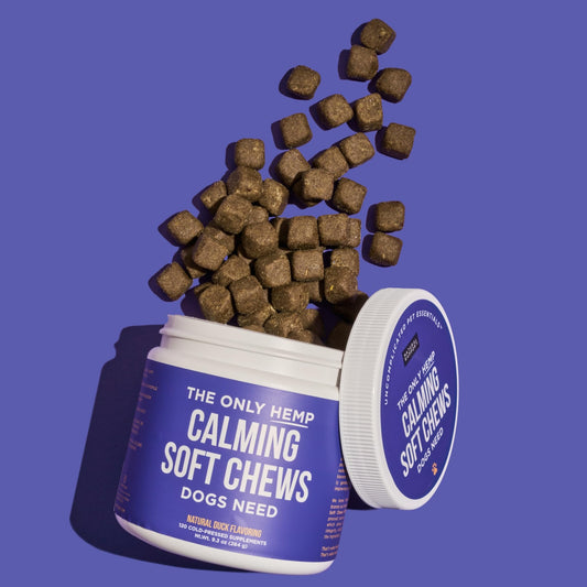 Natural Rapport Dog Calming Treats - The Only Calming Soft Chews That Dogs Need - 120ct Chews That Contain Chamomile to Alleviate Stress
