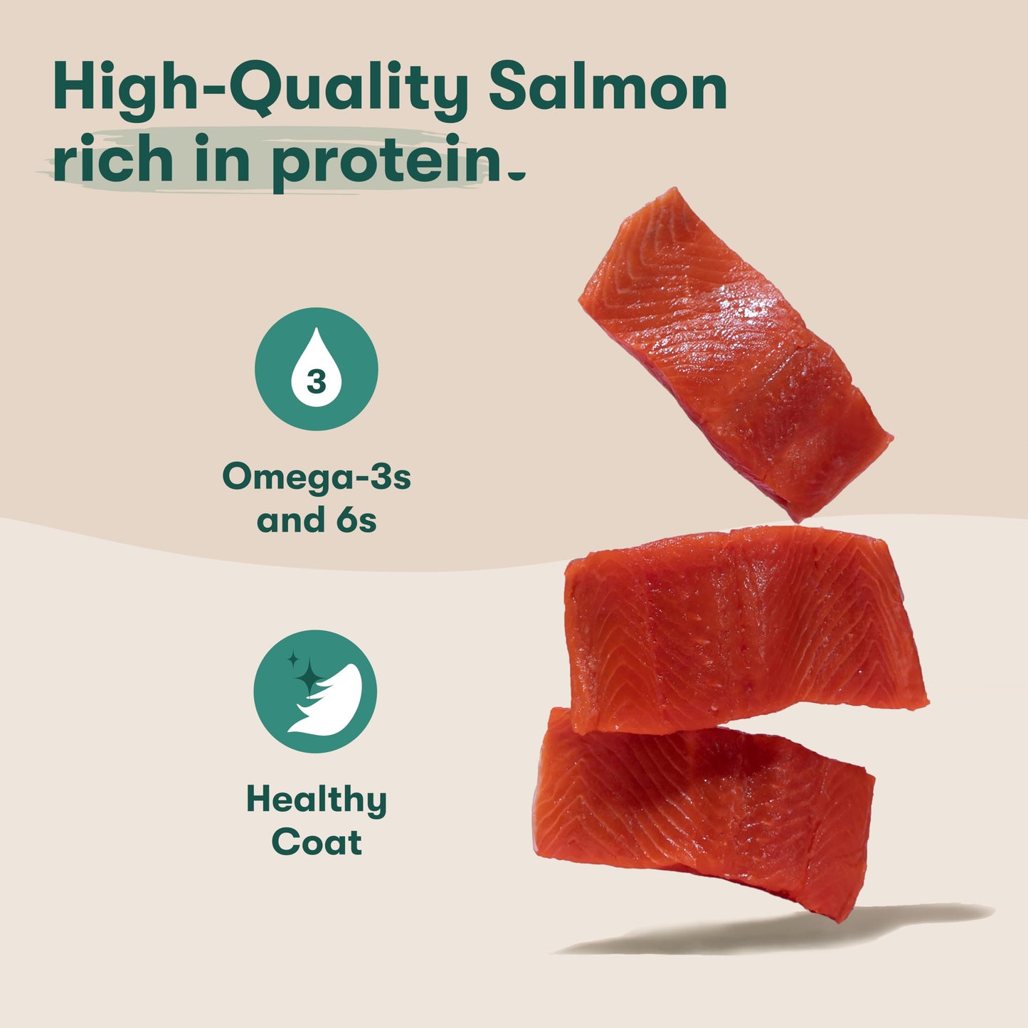 Jinx Salmon Tenders Jerky Dog Treats – Soft & Chewy, All Natural Dog Jerky Treats with High-Protein Salmon - Pet Products for All Dogs (Puppies, Adults & Seniors) - 5oz, Pack of 6