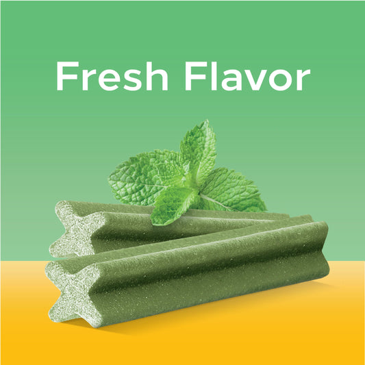 Pedigree Dentastix Large Breed Dog Treats, Fresh Flavor, 1.87 lb. Bag (36 Treats)