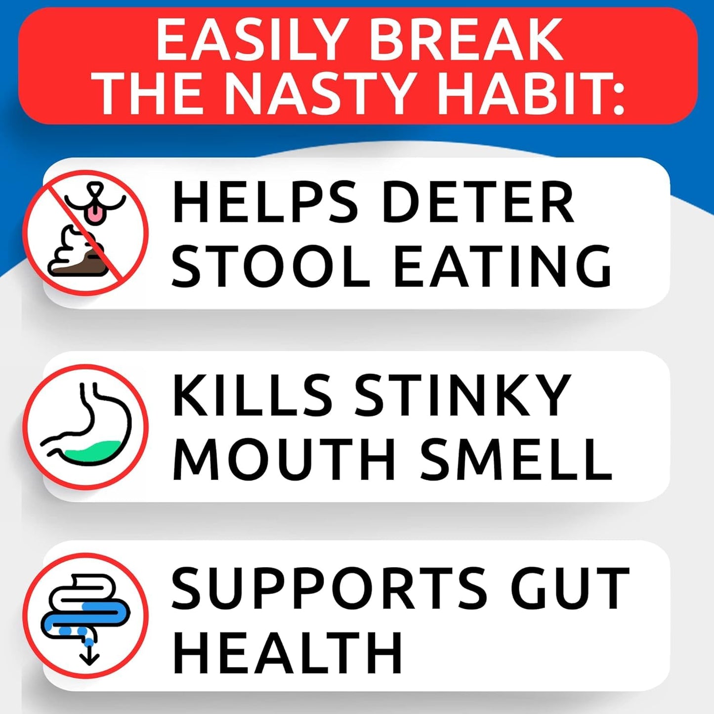 Anal Gland Guard Support + Stool Eating Deterrent with Probiotics - Scoot Treatment - Digestive Enzymes & Breath Aid Support - Stop Dog Poop Eating - Made in USA