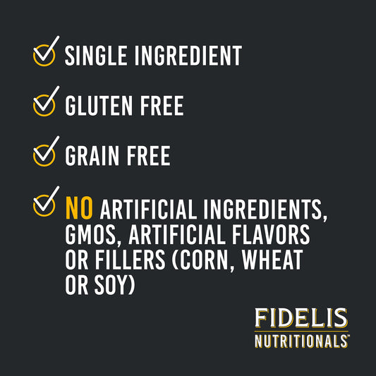 FIDELIS Freeze Dried Raw Dog Treats for Small, Medium, Large Dogs, High Protein, Gluten Free, Healthy Dog Snacks, Perfect Training Treat or Mixer, Puppy & Adult, Made in USA, 4oz, Chicken Liver