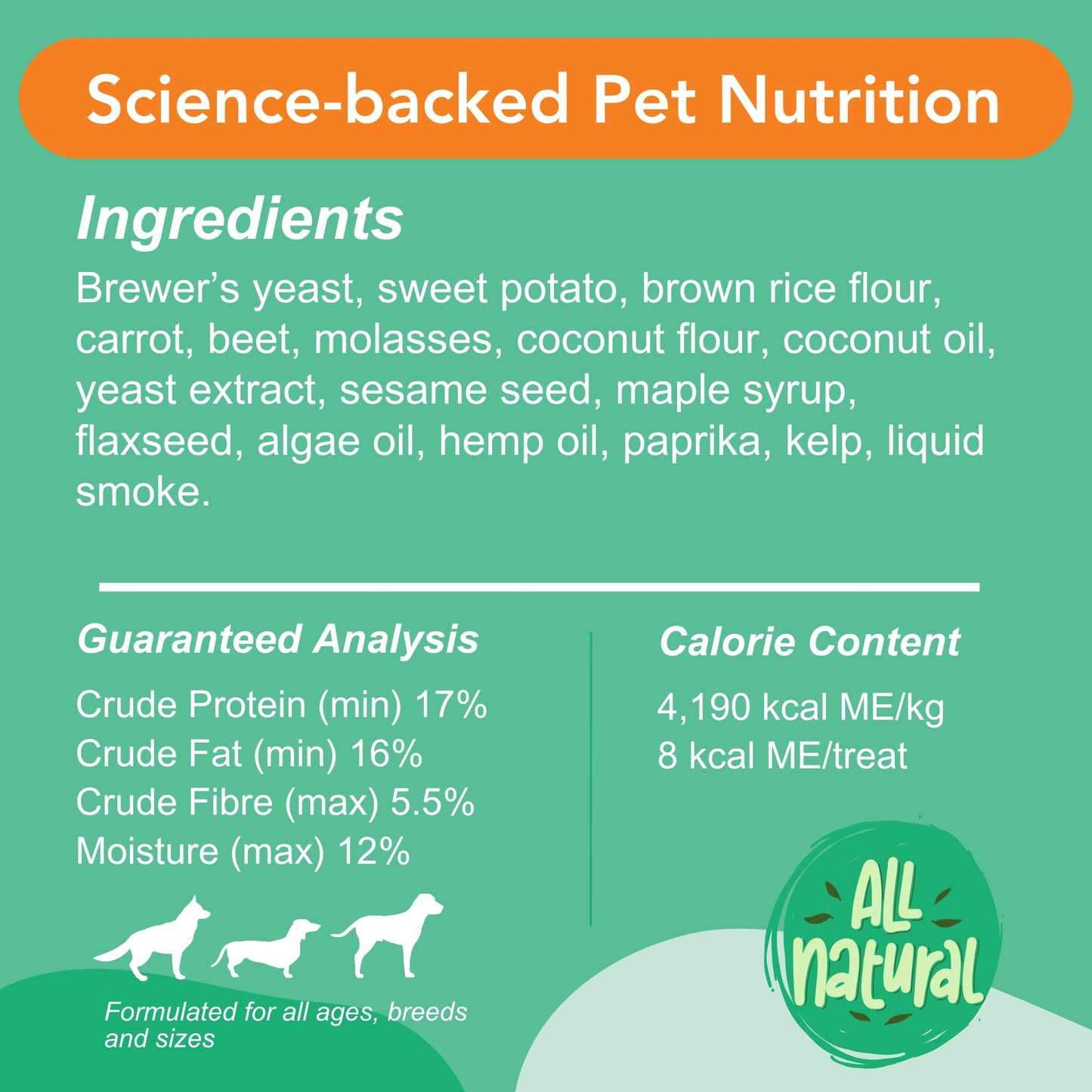 Vivus Pets Vegan Dog Treats - Smokey Maple Bacun Bites for Gut Health and Skin Coat with All Natural, Allergen Free & Human Grade Ingredient - Suitable for All Breeds, 5.3 Oz