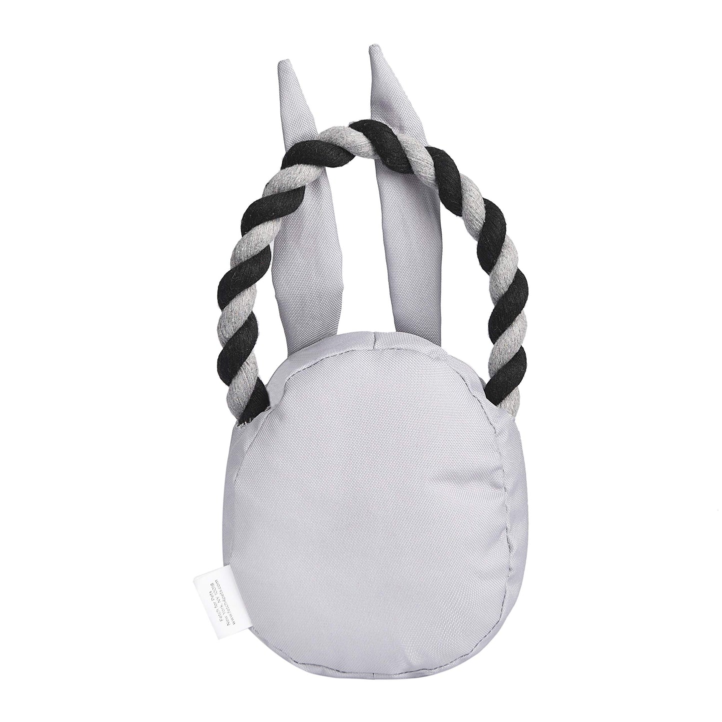 LOONEY TUNES for Pets Bugs Bunny Rope Head Stuffed Dog Toy for All Dogs | Grey and White Bugs Bunny Plush Fabric Toy for Dogs | Cute Rope Canvas Dog Toy (Pack of 2)