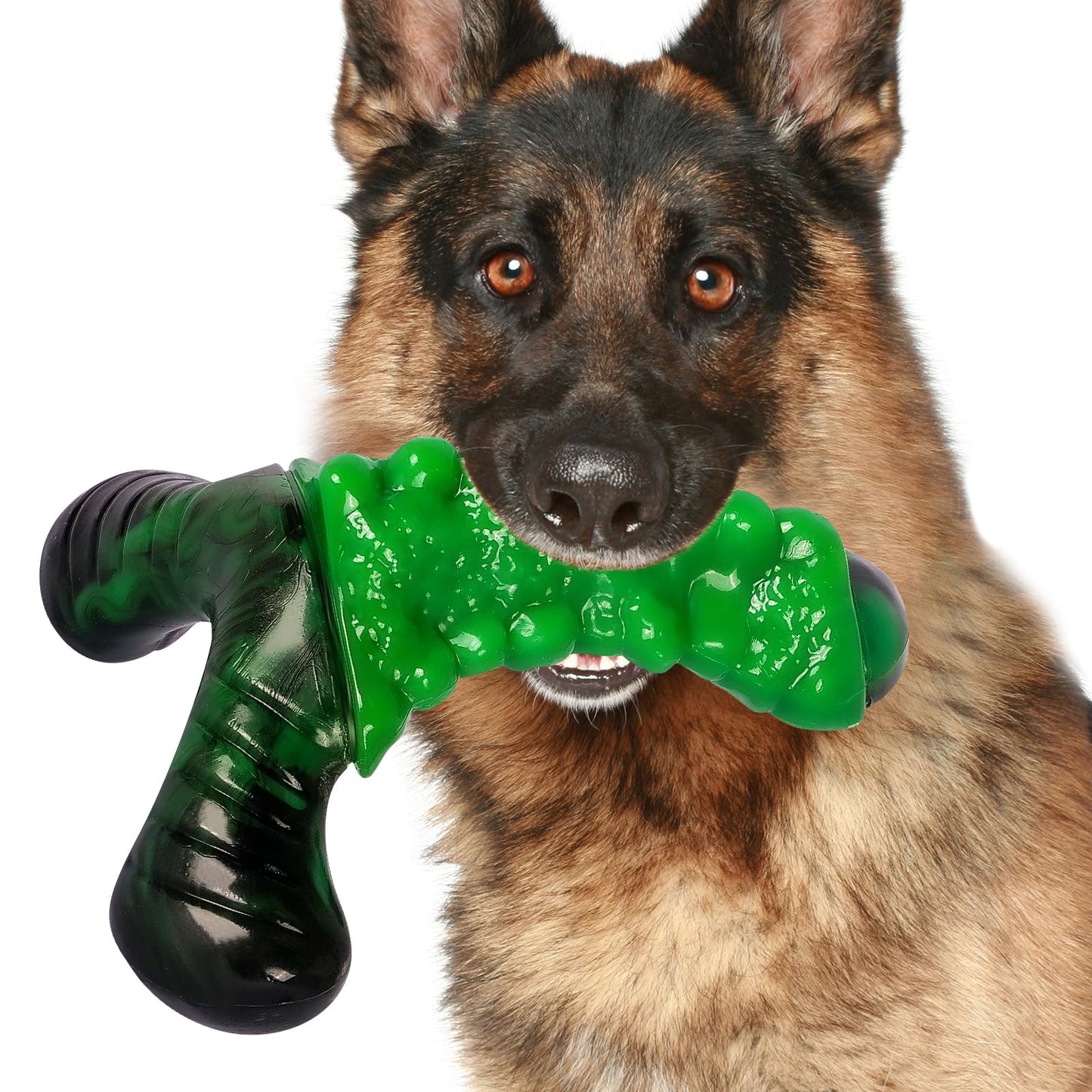 Apasiri Aggressive Chewers Dog Chew Toys: Tough Dog Toys for Aggressive Chewers Large Breed, Indestructible Dog Toy for Aggressive Chewers