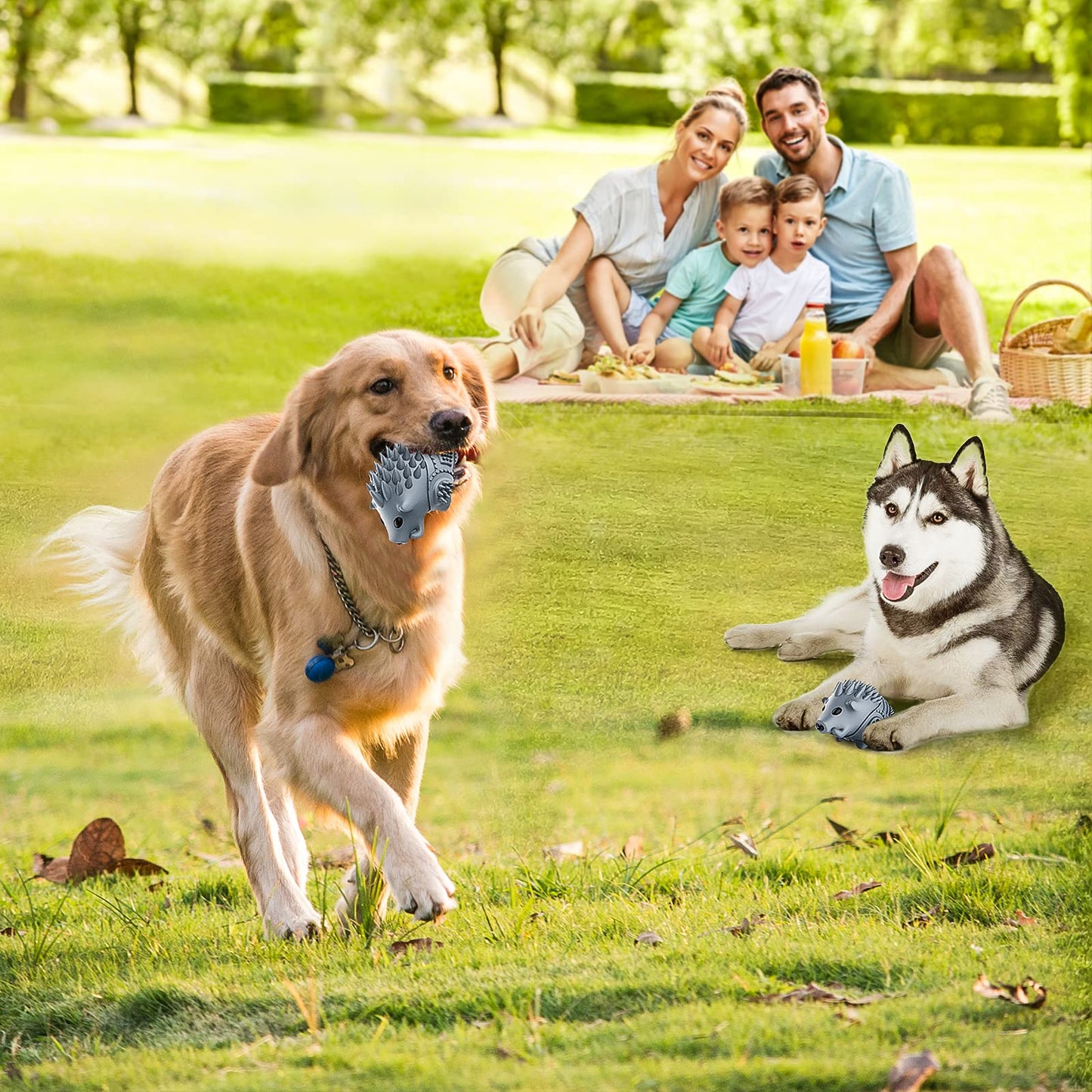 Homipooty Dog Chew Toys for Aggressive Chewers,Larg Dog Bones Toys,Dog Toys for Indestructible Squeaky Chewers,Clean Teeth Non Toxic Environmentally Friendly,100% Natural Rubber&Milk Flavor