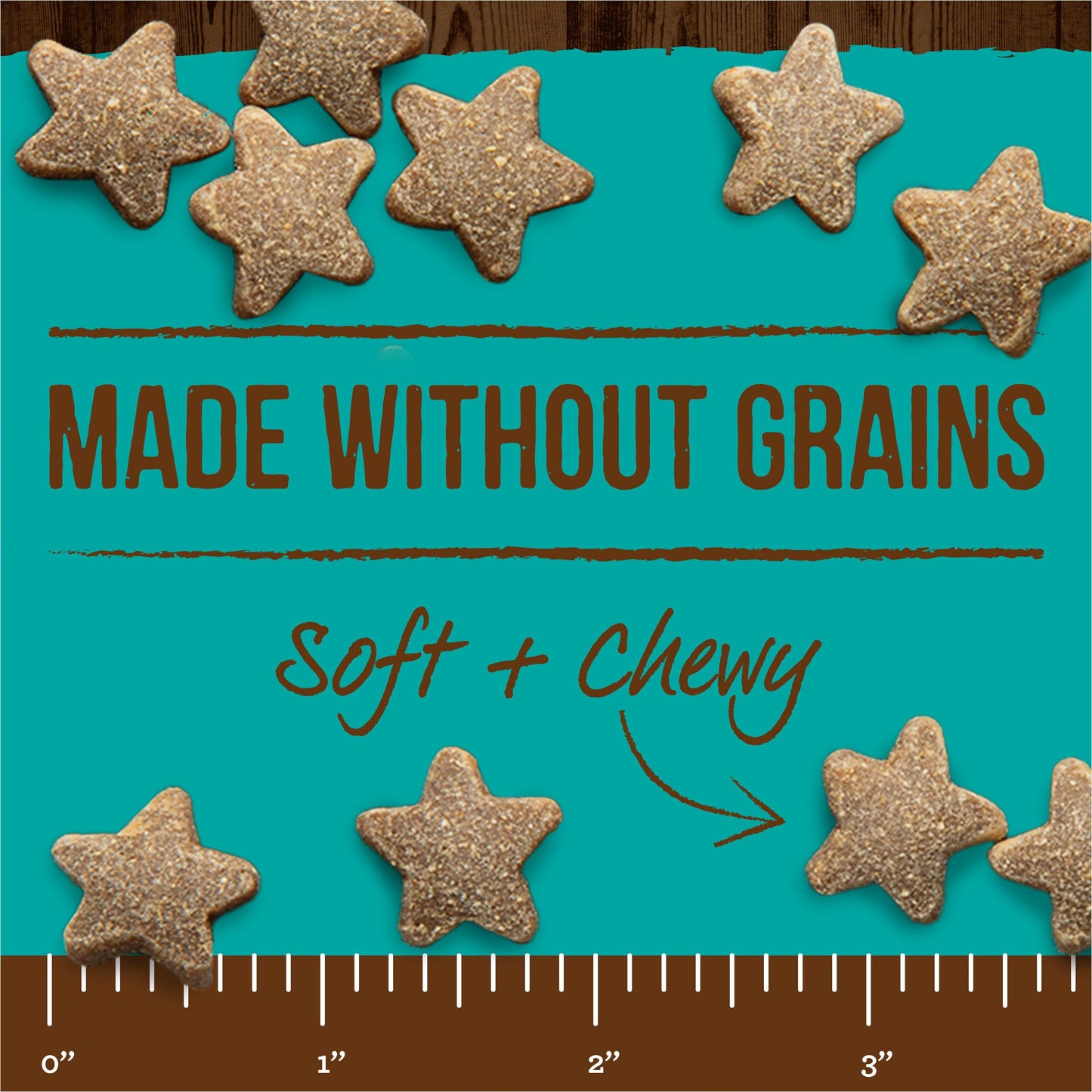 Merrick Power Bites Natural Soft And Chewy Real Meat Dog Treats, Grain Free Snack, Real Turducken Recipe - 6 oz. Bag