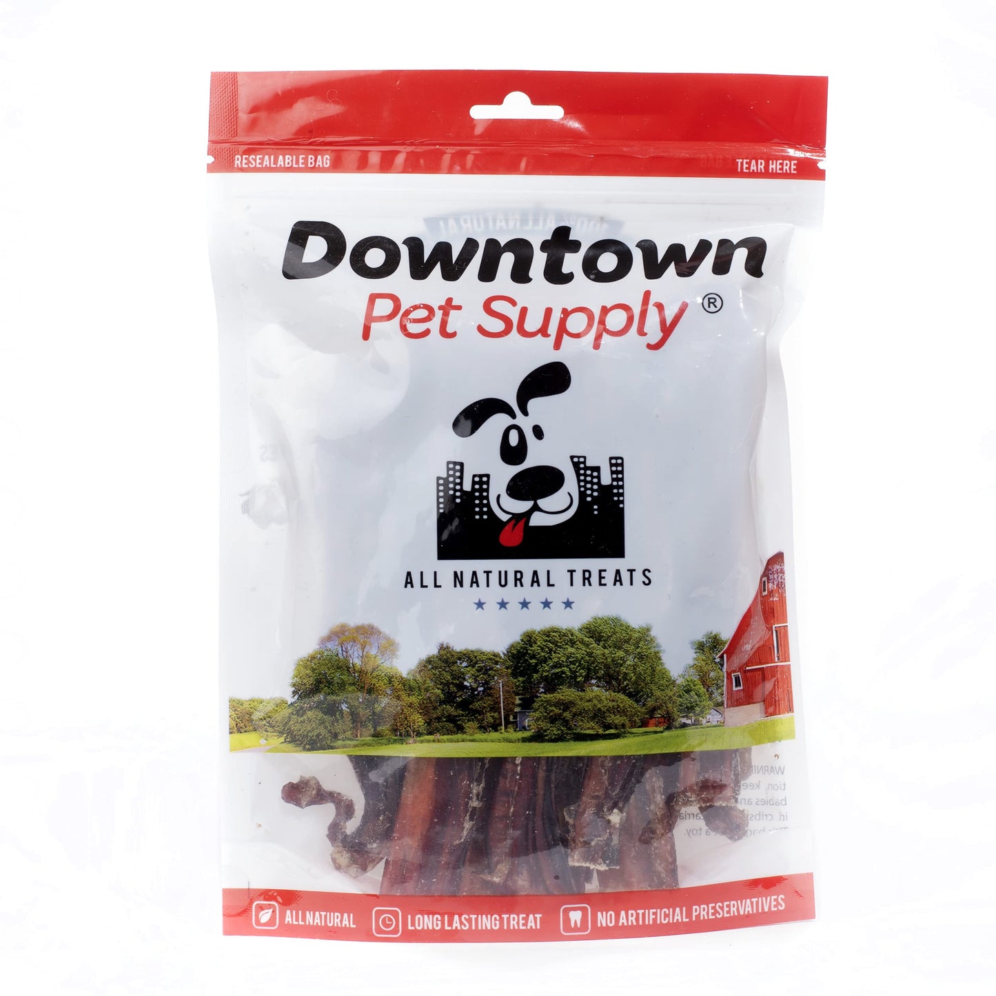 Downtown Pet Supply 5 LB, 4-5" Sticks, Rawhide Free Dog Chews Long Lasting and Non-Splintering - Single Ingredient, All Natural Dog Treats for Small Dogs and Puppies - Grass-Fed Beef Bully Sticks