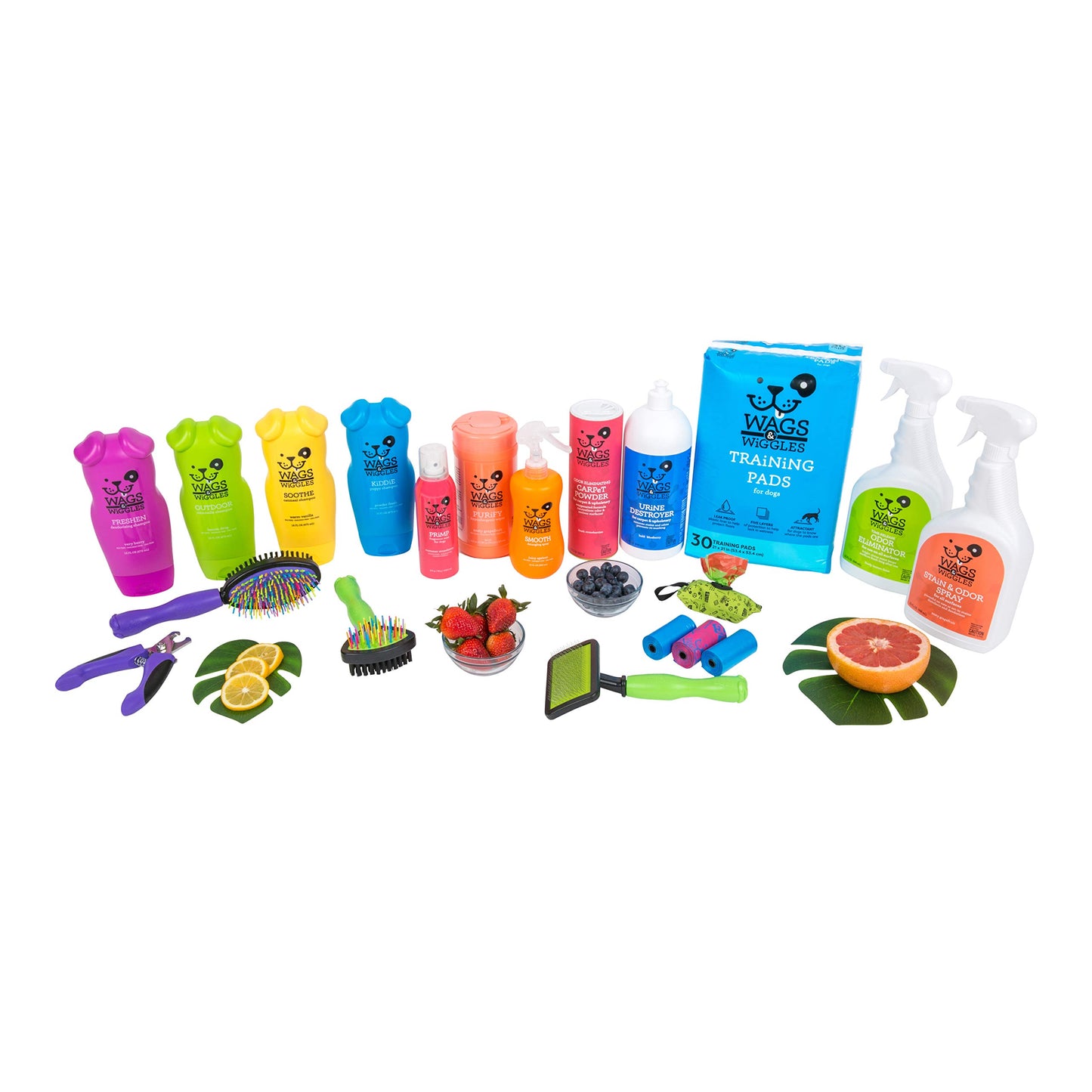 Wags & Wiggles Smooth Detangling Spray in Juicy Apricot | Dog Grooming Detangler Spray to Eliminate Knots, Mats, and Tangles | Dog Freshening Spray, 12 Ounces