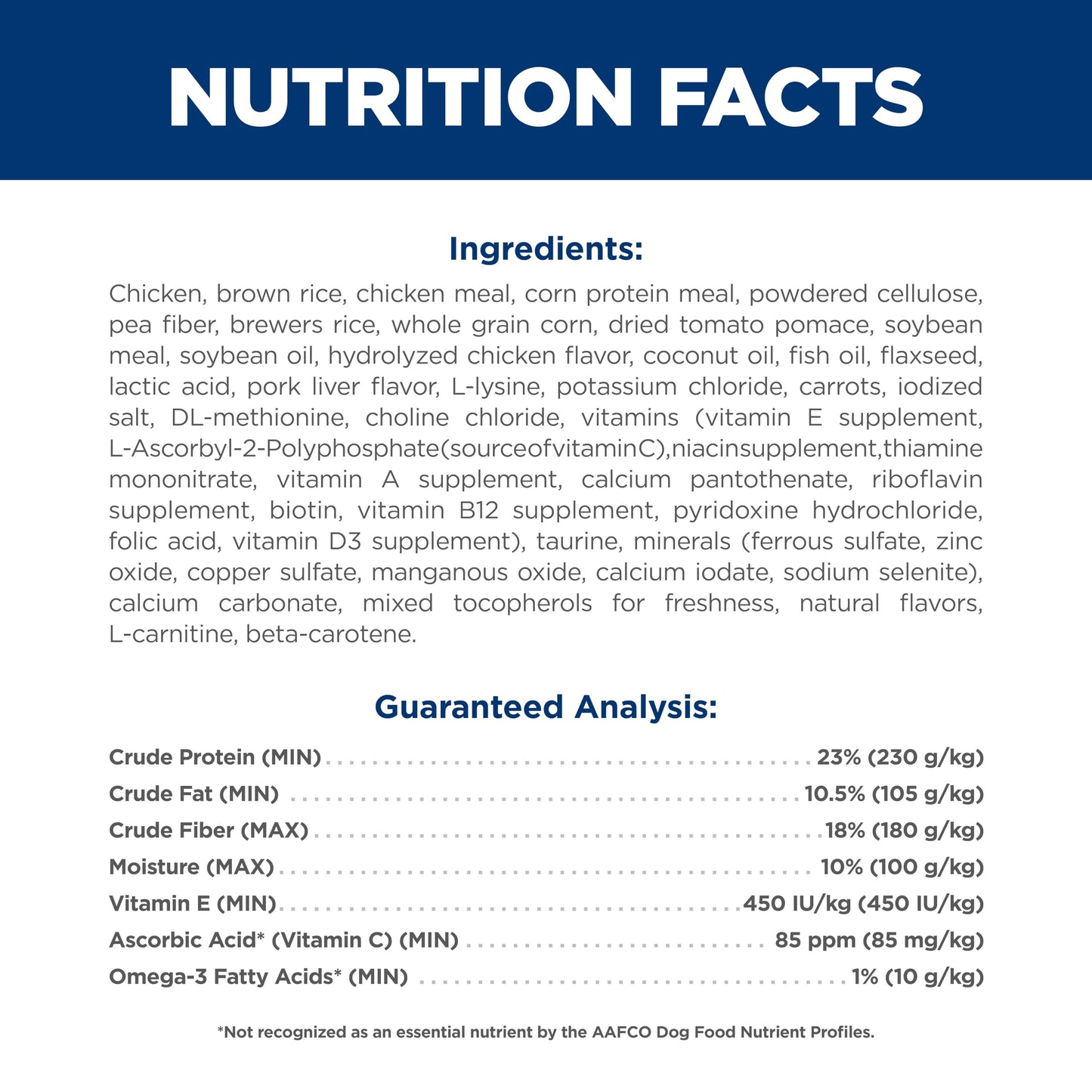 Hill's Science Diet Perfect Weight & Joint Support, Adult 1-6, Weight Management & Joint Support, Dry Dog Food, Chicken & Brown Rice, 3.5 lb Bag