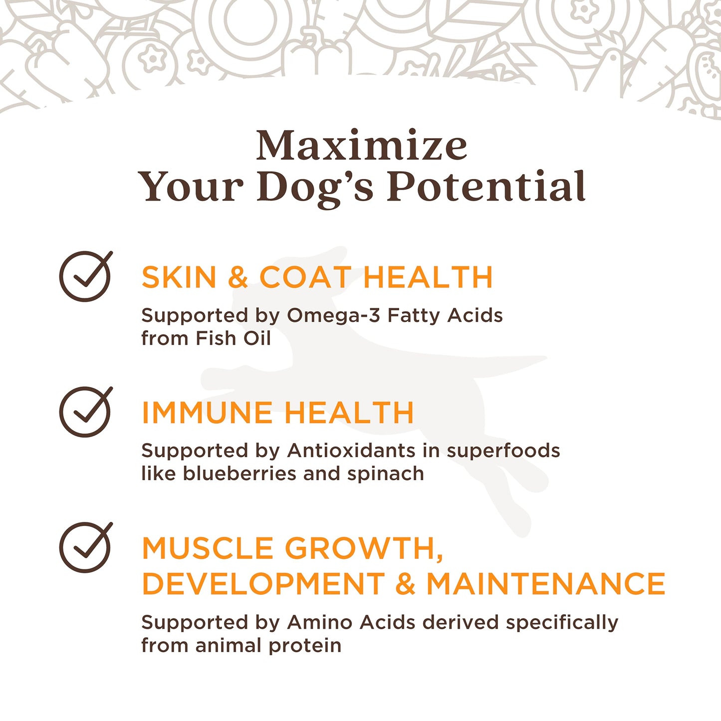 FULL MOON® NAE Freshly Crafted Free Range Chicken Dog Food 64 OZ (Pack of 3)