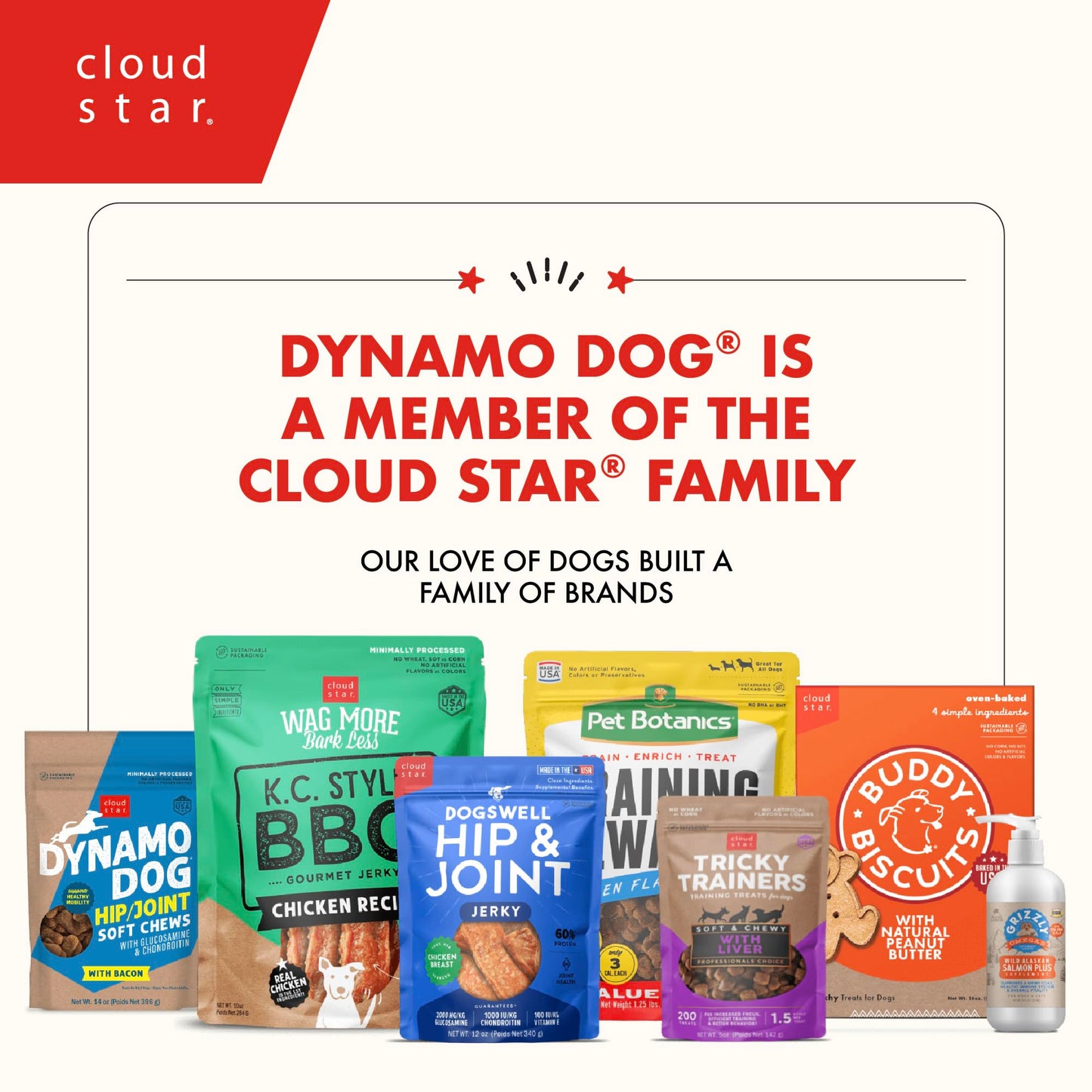 Cloud Star Dynamo Dog Soft Chews Hip & Joint Grain Free Dog Treats, Bacon & Cheese, 14 oz. Pouch