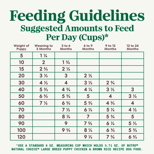 Nutro Natural Choice Large Breed Puppy Dry Dog Food, Chicken and Brown Rice Recipe, 13 lbs.